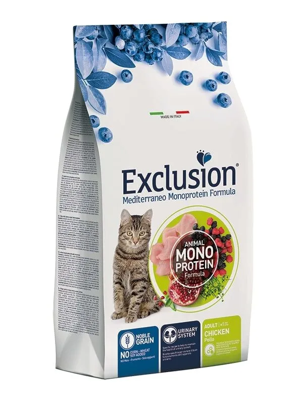 Exclusion Cat Adult Pollo – Alimento Umido Completo Monoproteico per Gatti Adulti
