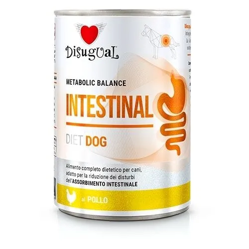 Disugual Metabolic Balance Intestinal 400g – Alimento Dietetico Umido per Cani con Disturbi Gastrointestinali