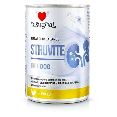 Disugual Metabolic Balance Struvite 400g – Alimento Dietetico Umido per Cani con Calcoli di Struvite