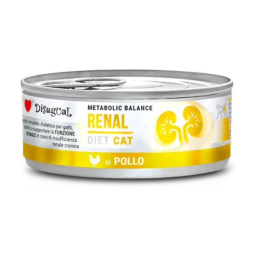 Disugual Metabolic Balance Cat Renal 85g – Alimento Dietetico Umido per Gatti con Insufficienza Renale Cronica